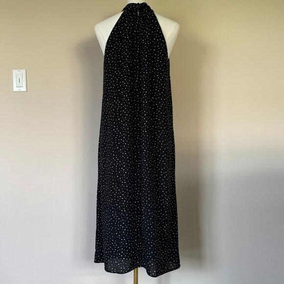Collective Concepts | Black & White Polka Dot Mid-Length Sundress Sz M - Picture 3 of 6